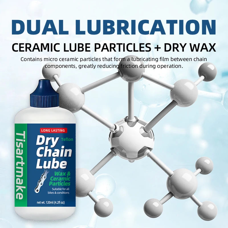 120ML Bicycle Chain Waxy Maintenance Oil Squirt MTB Road Bike Waxy Dry