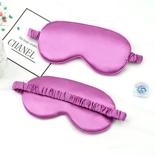Imitated Silk Eye Patch Shading Sleep Eye Mask Eyepatch Travel Relax