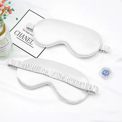 Imitated Silk Eye Patch Shading Sleep Eye Mask Eyepatch Travel Relax
