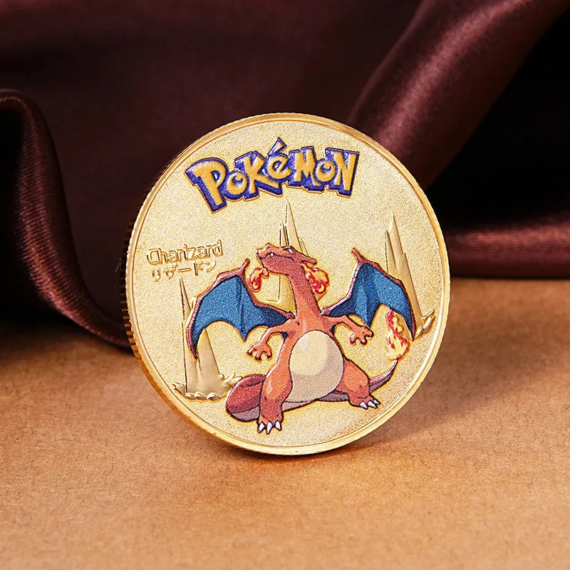 Pokemon commemorative Coin Metal Coins Anime Commemorative Coin