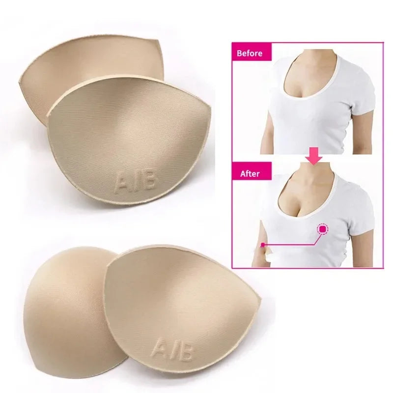 Sexy Thick Sponge Bra Pads Breast Insert Push Up Enhancer Swimsuit