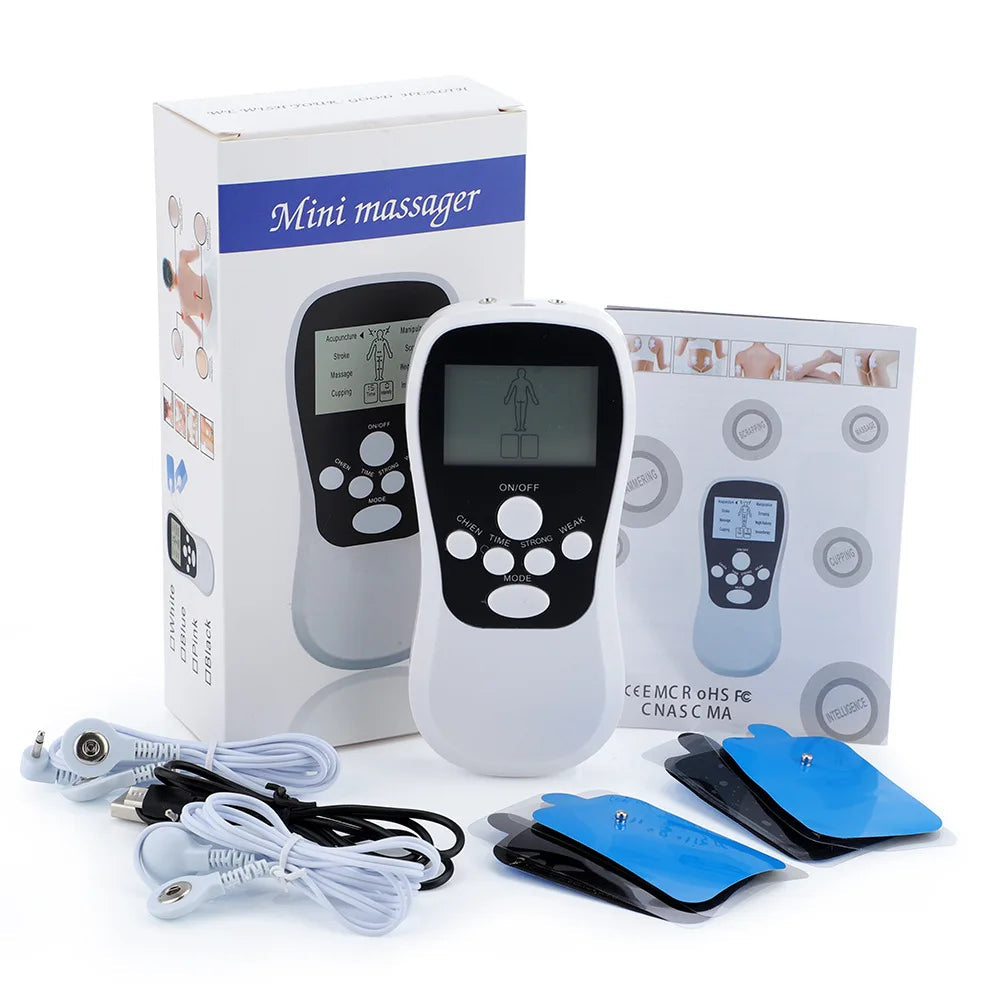 Electric Professional Muscle Stimulator Physiotherapy 8 Modes EMS Unit