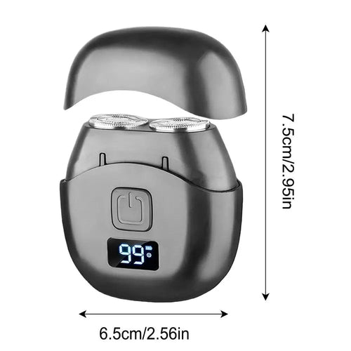 Mini Electric Shaver Double Head Men's Razor Beard Trimmer Shaver  Men