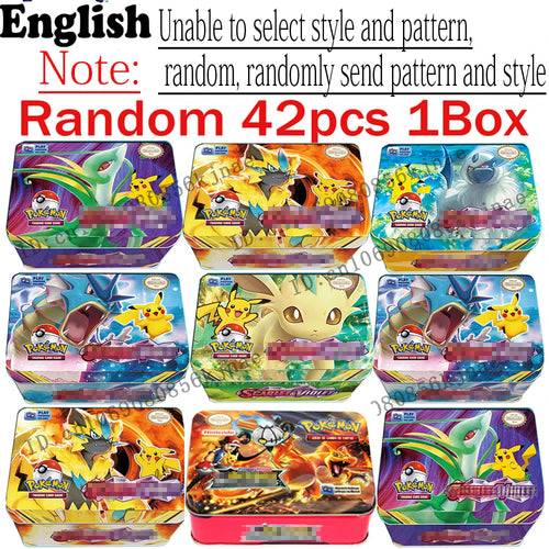 MEGA EVOLUTION 42pcs Pokemon Cards Battle Toys Lost Origin Pokemons