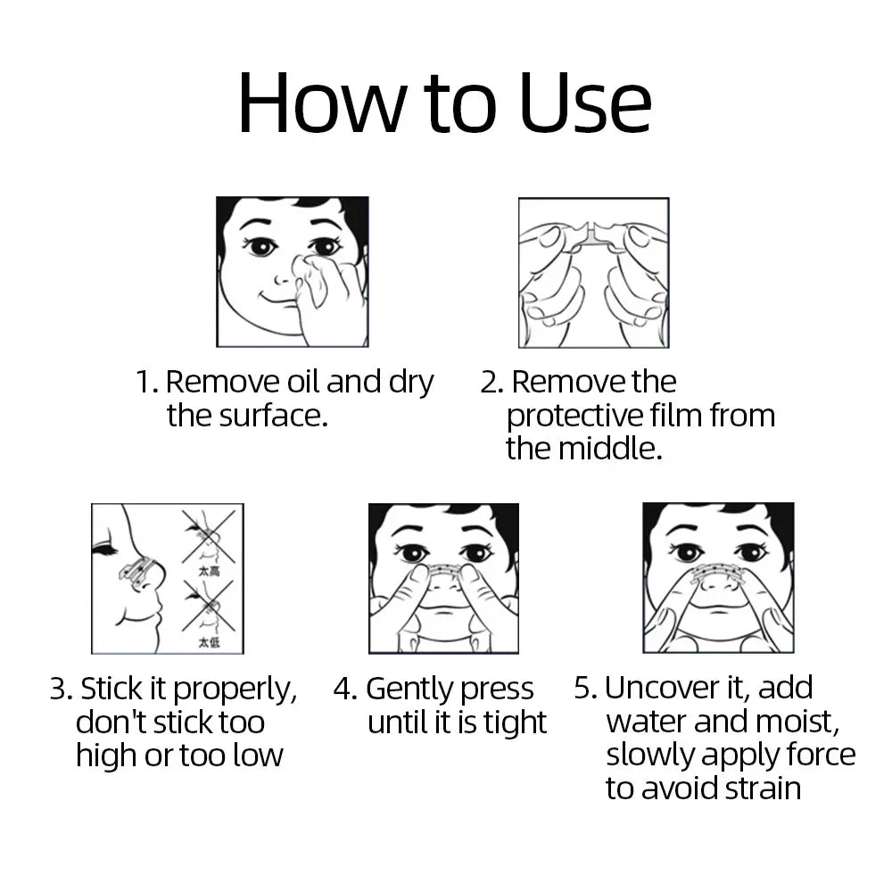 100pcs Anti-snoring Strips Easier to Breathe Help Breathing Reduce