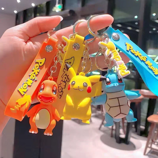 Original Pikachu figurine fashionable cartoon keychain Pokémon anime