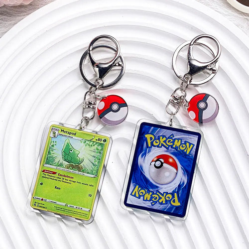 Pokémon Characters Pikachu Bulbasaur Jigglypuff Acrylic Keychain Bag