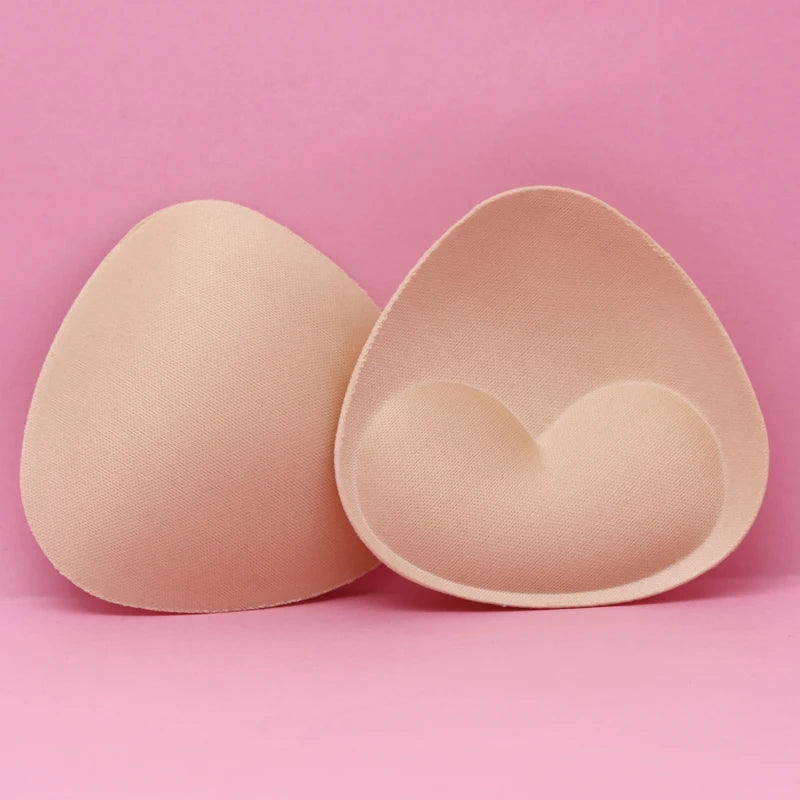 1Pair Sponge Push Up Bra Pads Set for Women Invisible Insert Swimsuit