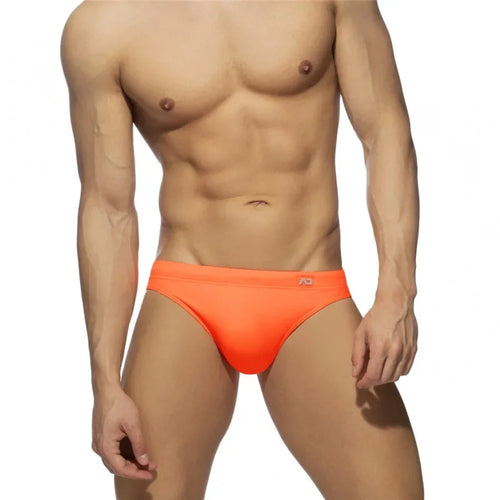 Solid Push up Men Neon Swim Bikni Brief Trunks Unerwear Sexy Swimwear