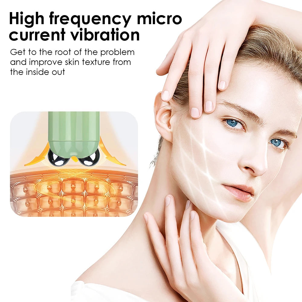 EMS Facial Massager Roller Microcurrent Face Lifting Machine V-Face
