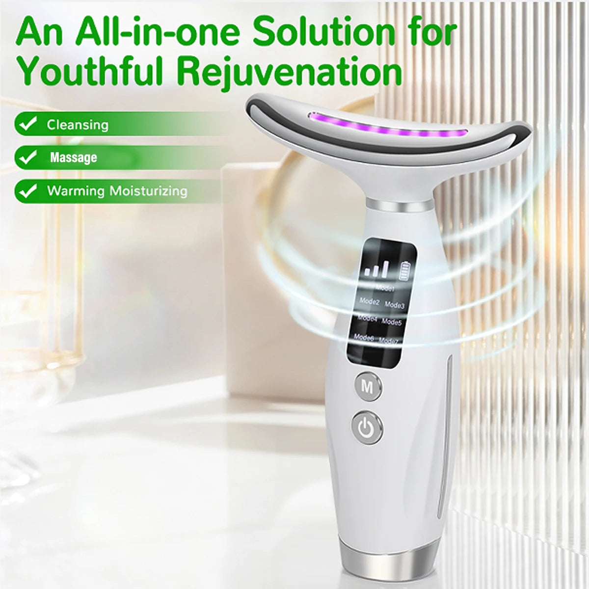 7 Colour Light Neck Instrument Face and Neck Whole Body Beauty Massage