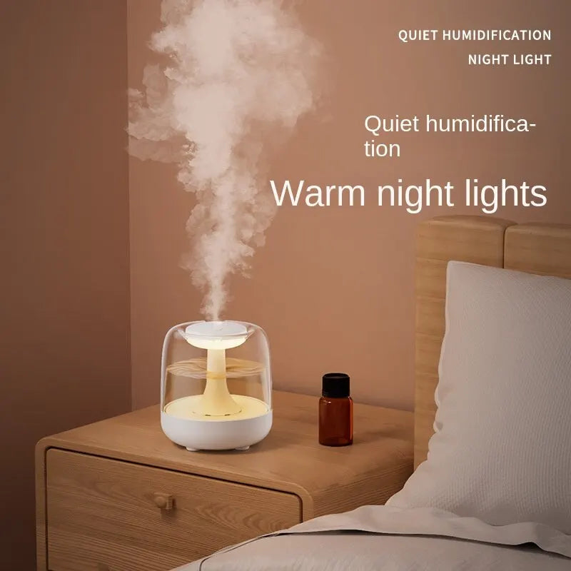 Humidifier 440ml Small Home Aromatherapy Machine 2-in-1 Mute Bedroom
