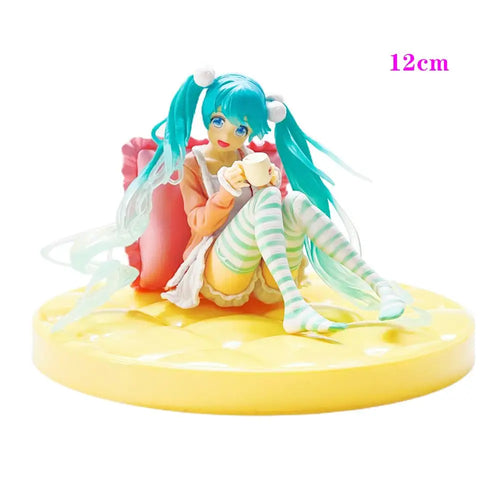 Anime Hatsune Miku Figure Wedding Dress Action Figures Kawaii Swimsuit