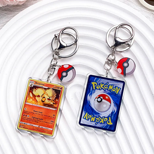 Pokémon Characters Pikachu Bulbasaur Jigglypuff Acrylic Keychain Bag