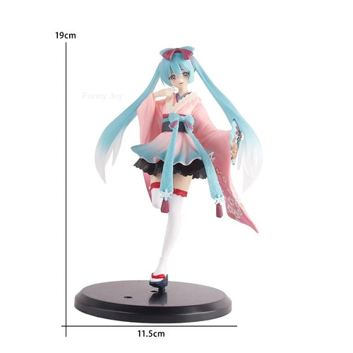 Anime Figure Cherry Blossoms Dress Action Figures Kawaii Swimsuit