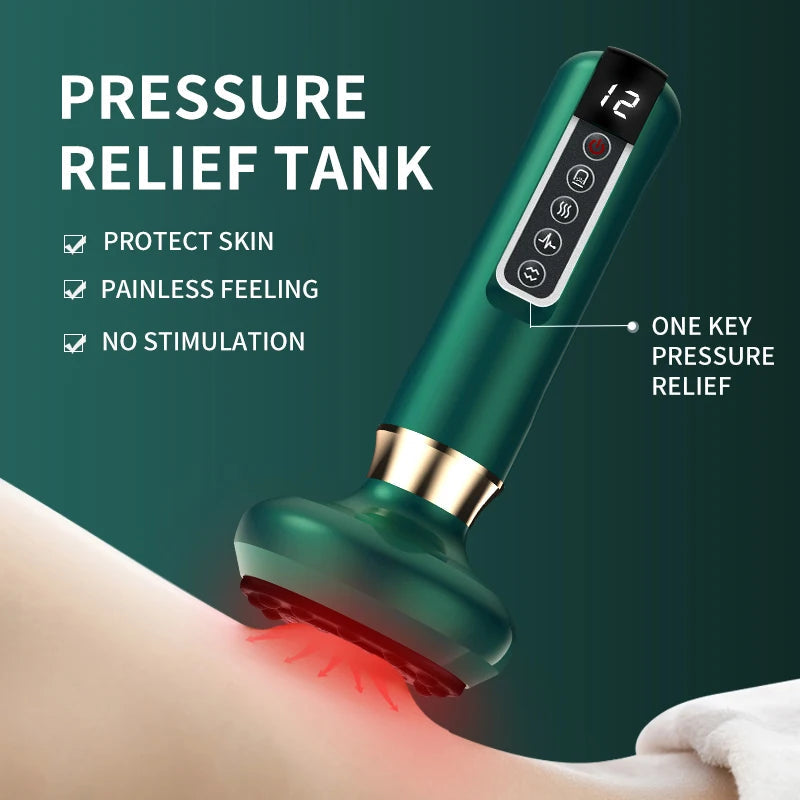 Electric Vacuum Cupping Massage Body Cups Anti-Cellulite Massager for