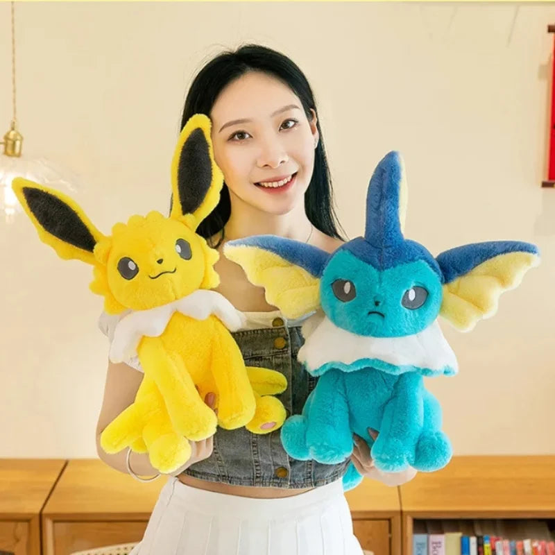 Vaporeon Jolteon Large Plush Toys Aquali Doll Cute Ornament Stuffed