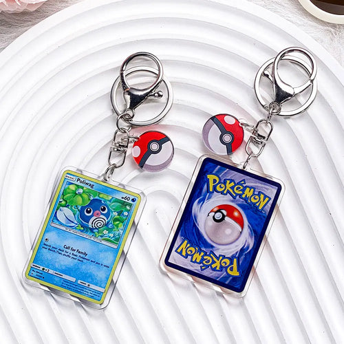 Pokémon Characters Pikachu Bulbasaur Jigglypuff Acrylic Keychain Bag