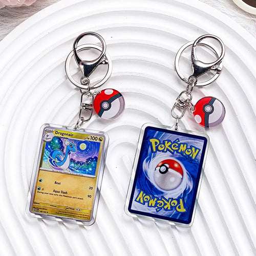 Pokémon Characters Pikachu Bulbasaur Jigglypuff Acrylic Keychain Bag