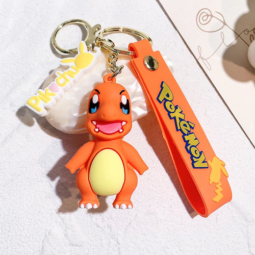 Pokemon Keychain Pikachu Anime Action Figure Toy Kawaii Cartoon