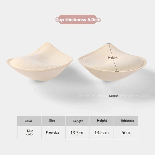 5 6 3 cm Sponge Padded Bra Thick Push Up Bra Pads Inserts Women