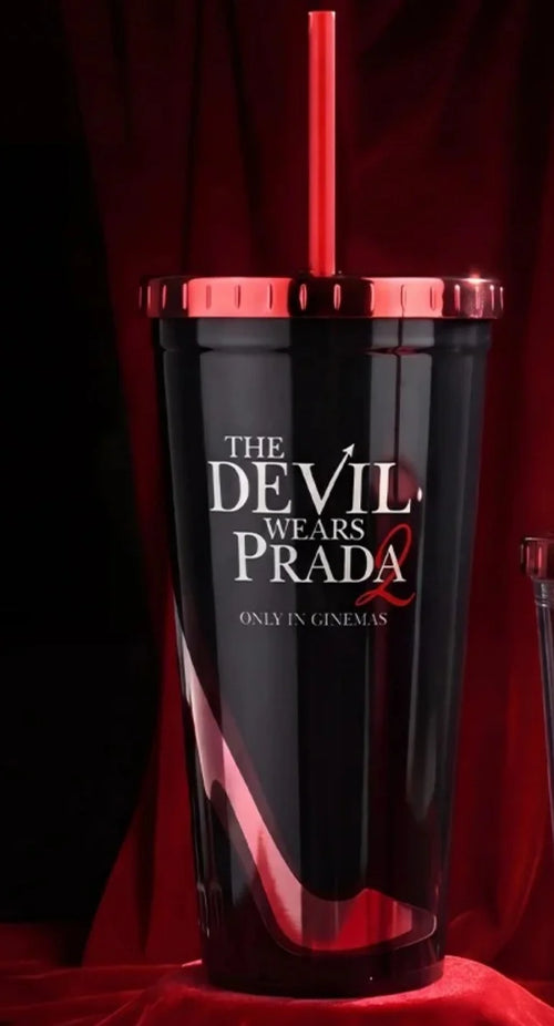 Mtime Popcorn Bucket Insulated Tumbler The Devil Wears Prada 2 Movie