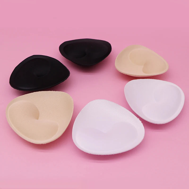 1Pair Sponge Push Up Bra Pads Set for Women Invisible Insert Swimsuit