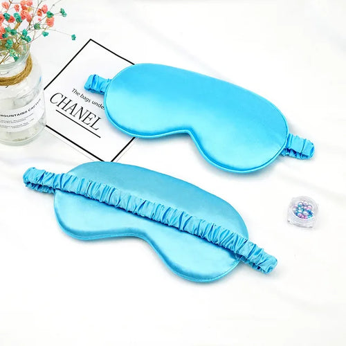 Imitated Silk Eye Patch Shading Sleep Eye Mask Eyepatch Travel Relax