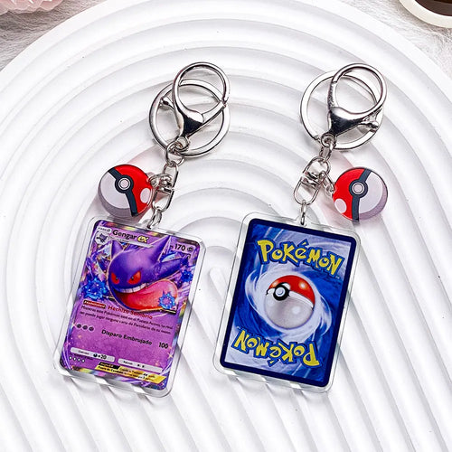Pokémon Characters Pikachu Bulbasaur Jigglypuff Acrylic Keychain Bag