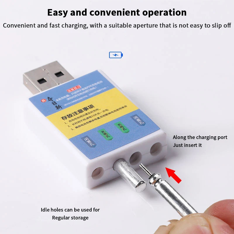 Float Rechargeable Battery CR425 USB Charger Charge Accessories