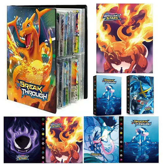 240PCS Pok é mon Cards Album Book Pokemon Game Charizard Card Album