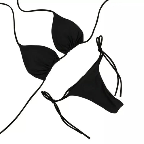 European and American Neck Strap Bikini Sexy Swimsuit WOMEN'S Split