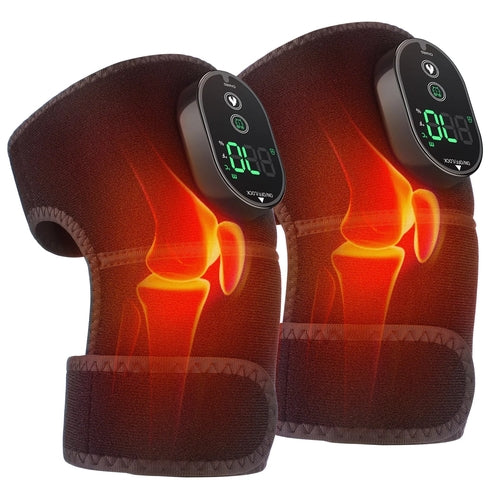 Electric Heating Knee Massager Support Adjustable Heating Knee Belt