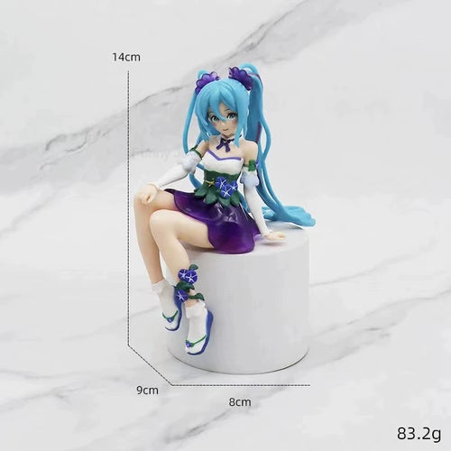 Anime Hatsune Miku Figure Wedding Dress Action Figures Kawaii Swimsuit