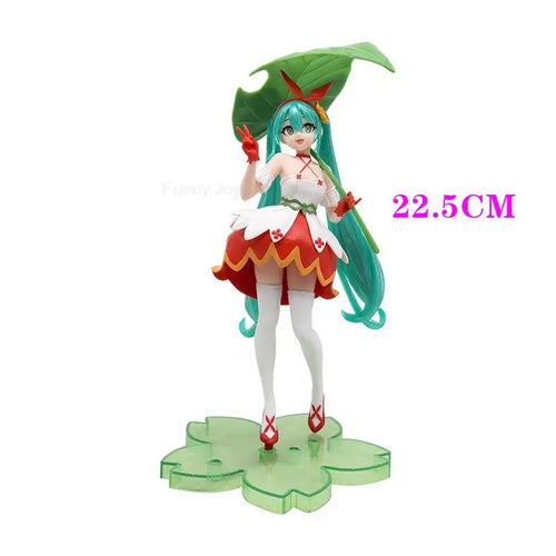 Anime Hatsune Miku Figure Wedding Dress Action Figures Kawaii Swimsuit