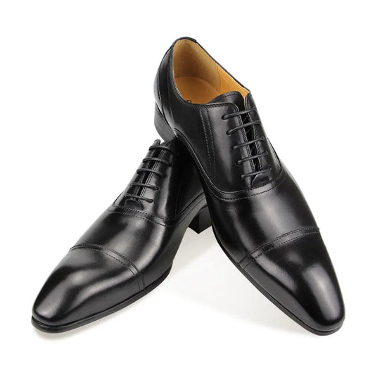 Men Leather Shoes Factory Custom Made Italian Designer Dress Shoe
