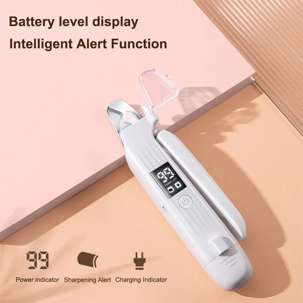 2 in 1 Electric Pet Nail Tool Rechargeable Pet Toenail Clippers Dog