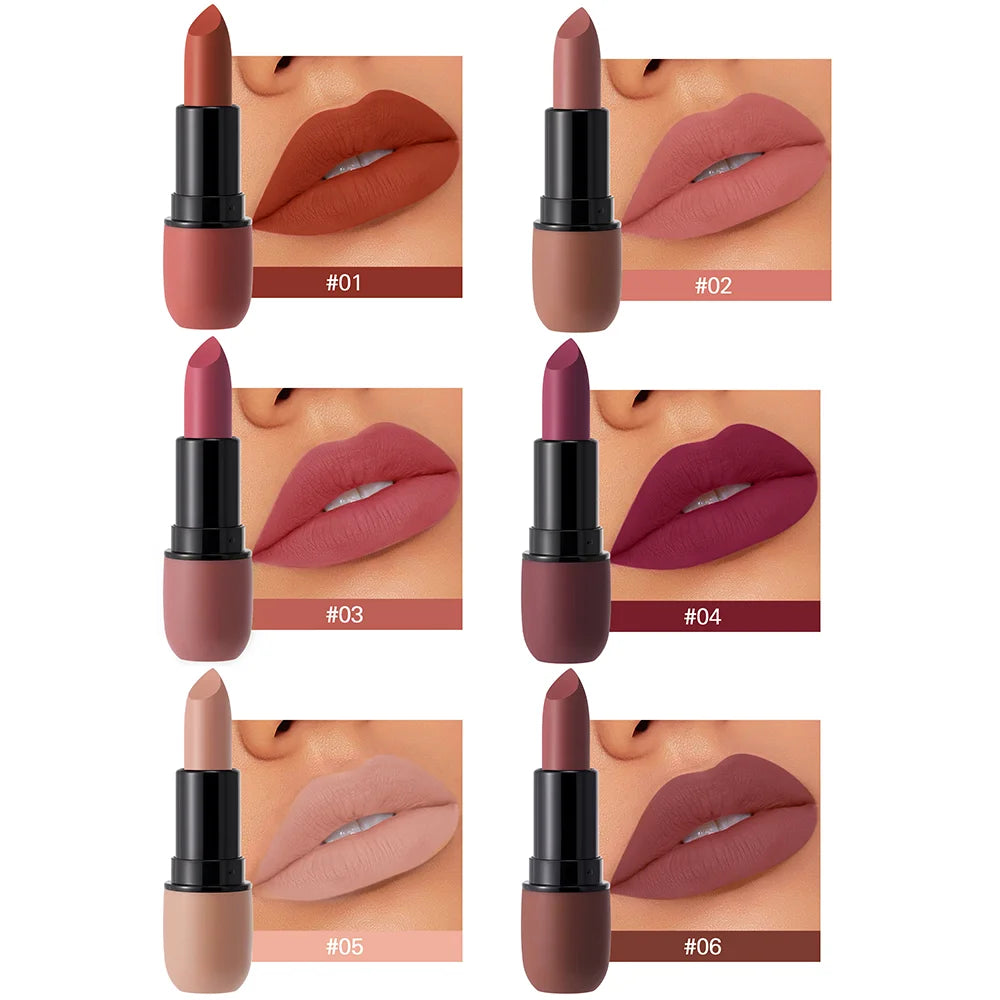 Matte Lipstick Long-Lasting Waterproof Classic High Pigment Velvet