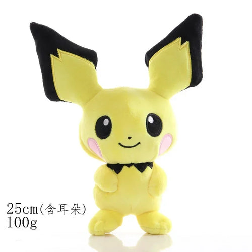 Pokémon Plush Doll Pikachued Bulbasaur Jigglypuff Lapras Eevee Anime