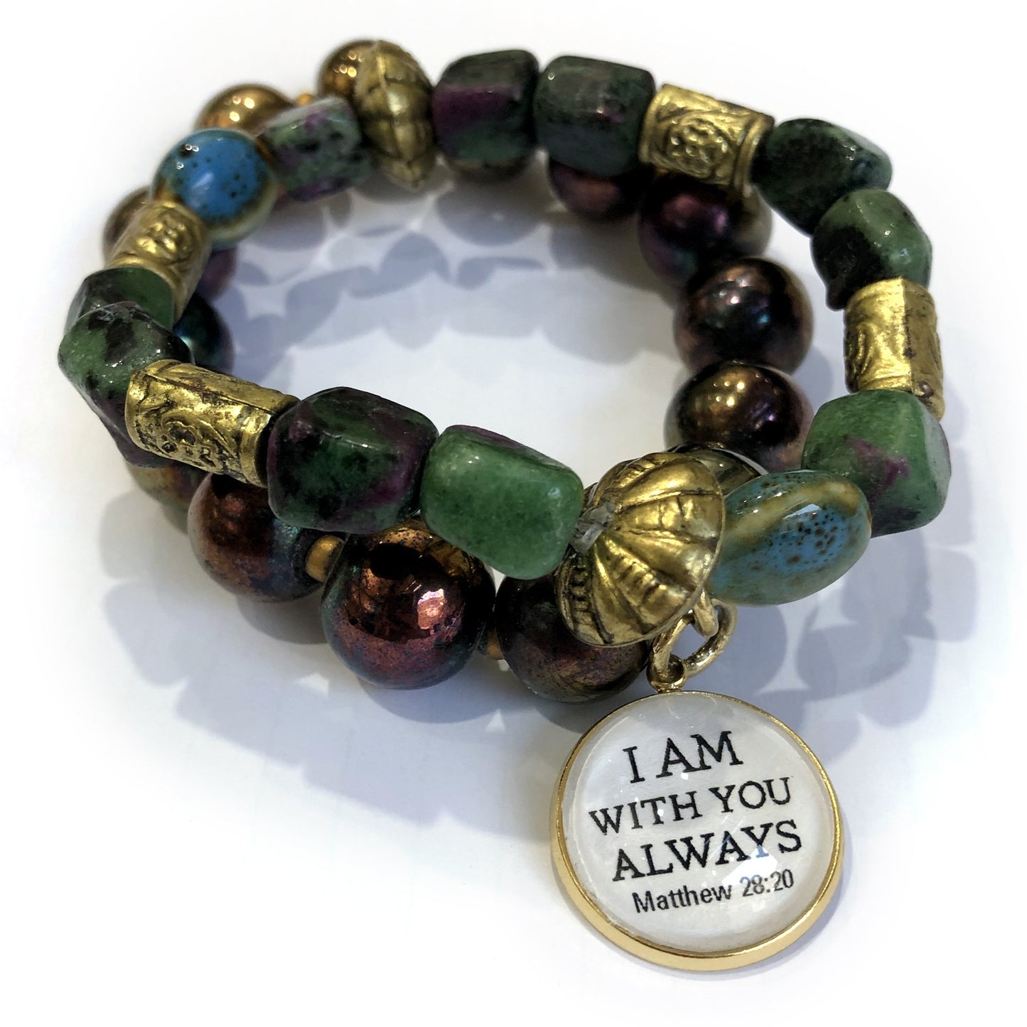 I AM Strong, Beautiful, Unique, Hope Affirmations – Glass Scripture