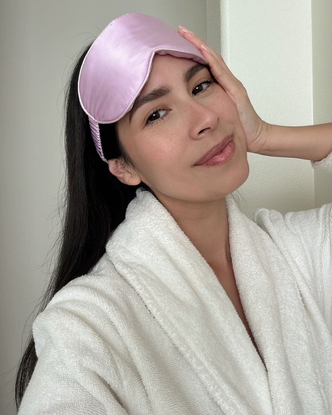 PURE SOL. Beauty Silk Sleep Eye Mask- Black Onyx