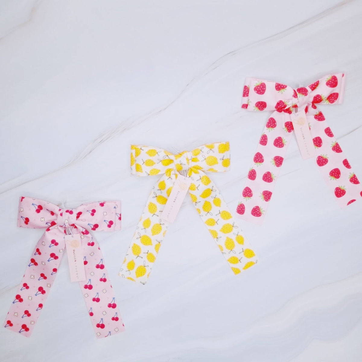 Sweet & Sour Fruit Print Hair Clip