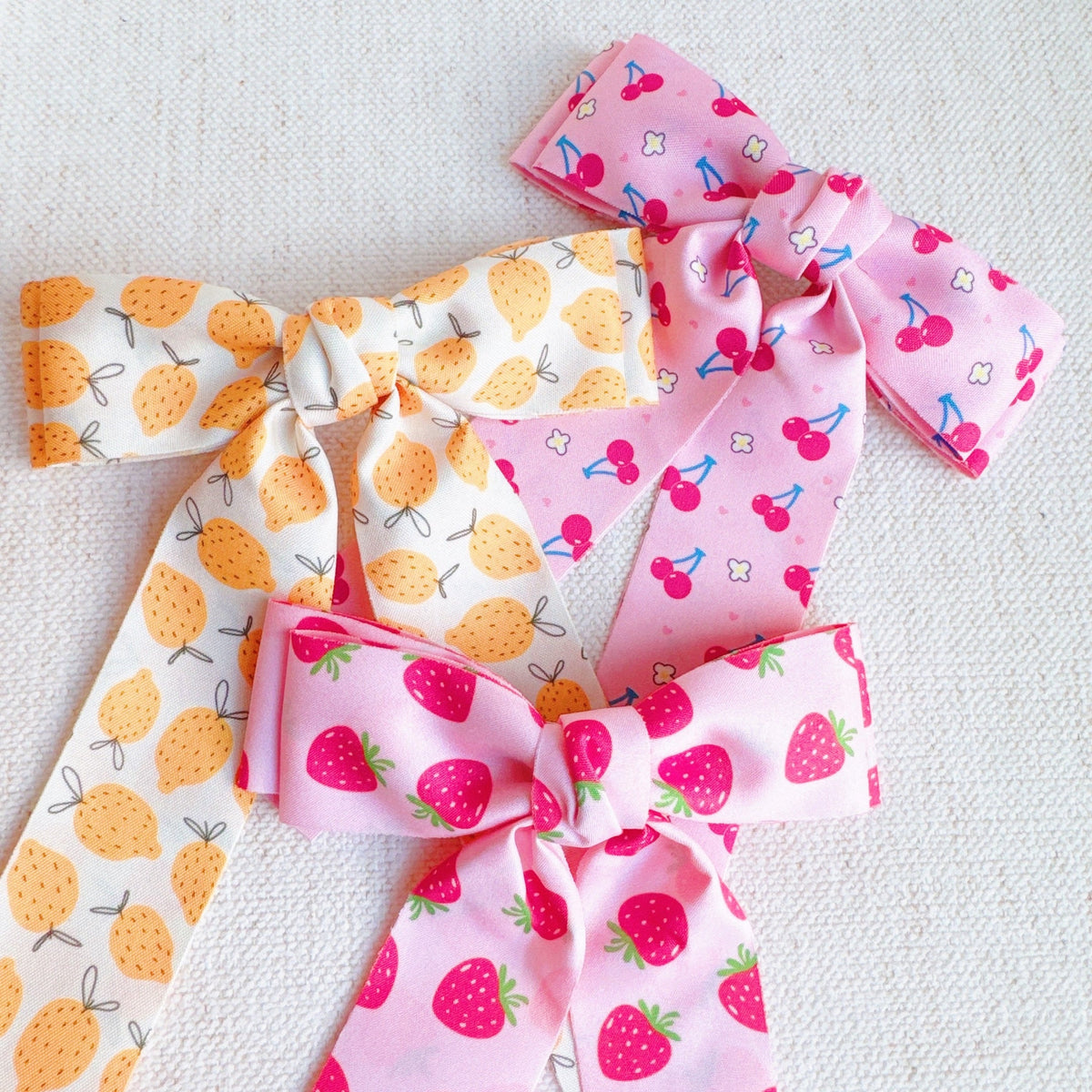 Sweet & Sour Fruit Print Hair Clip