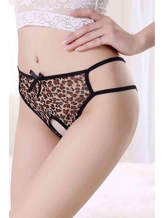 Leopard Thong