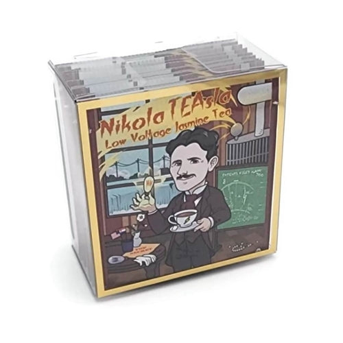 Nikola TEAsla: Organic Low Voltage Jasmine Green Tea (Caffeinated)