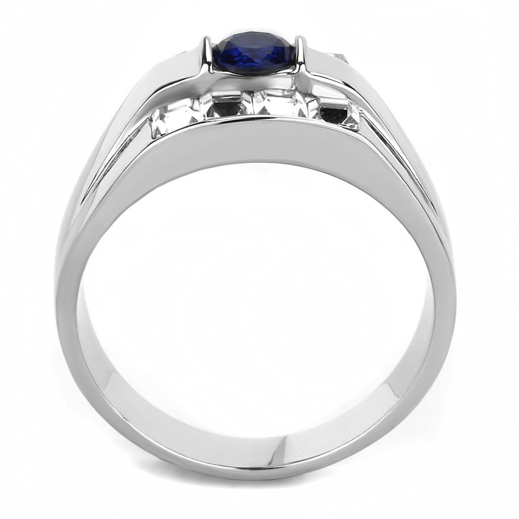 TK3463 - High polished (no plating) Stainless Steel Ring with