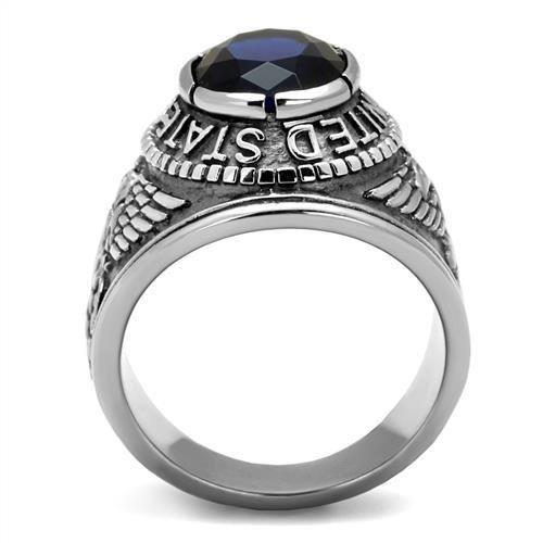 TK414707 - High polished (no plating) Stainless Steel Ring with