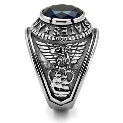 TK414707 - High polished (no plating) Stainless Steel Ring with