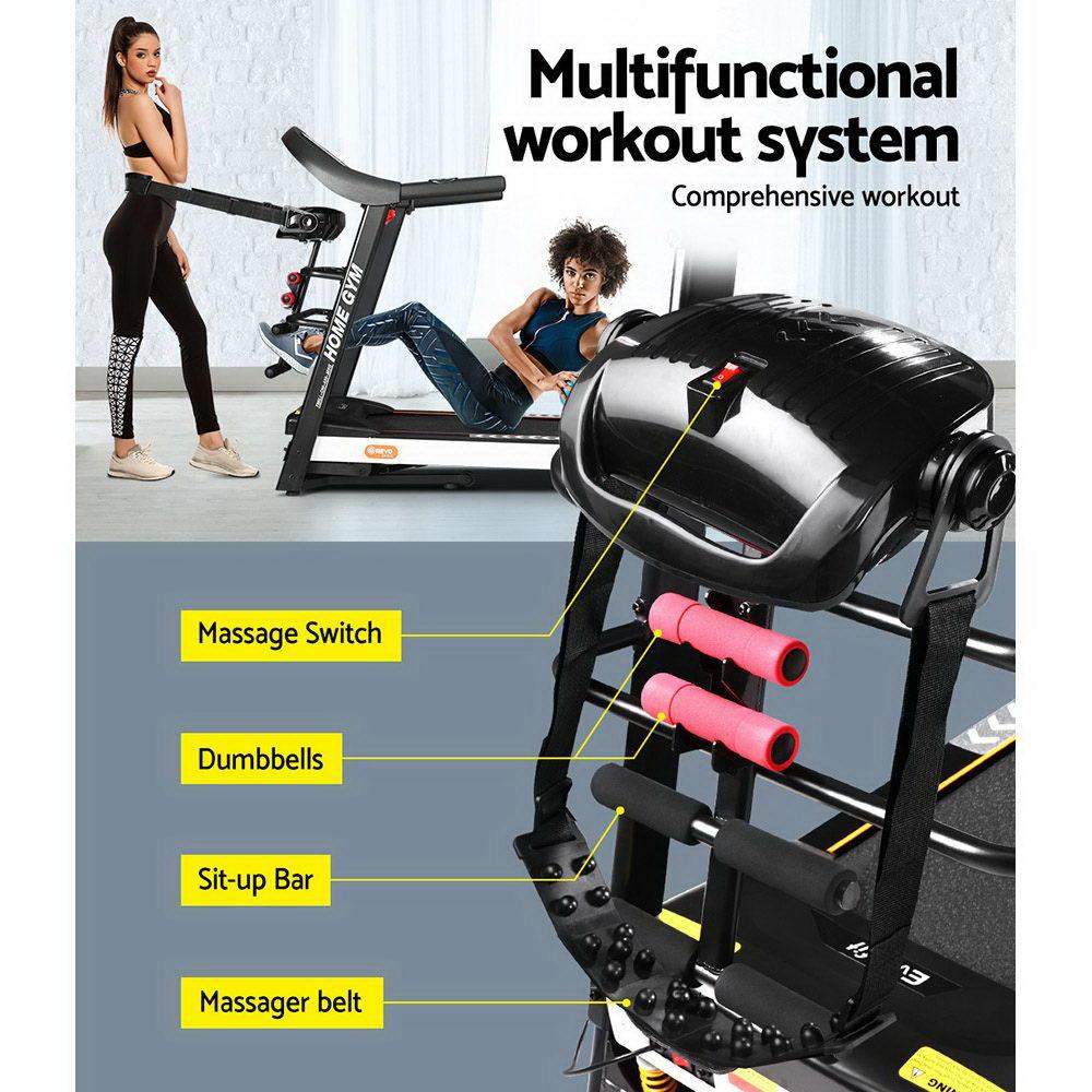 Everfit Treadmill Electric Home Gym Fitness Exercise Machine w/