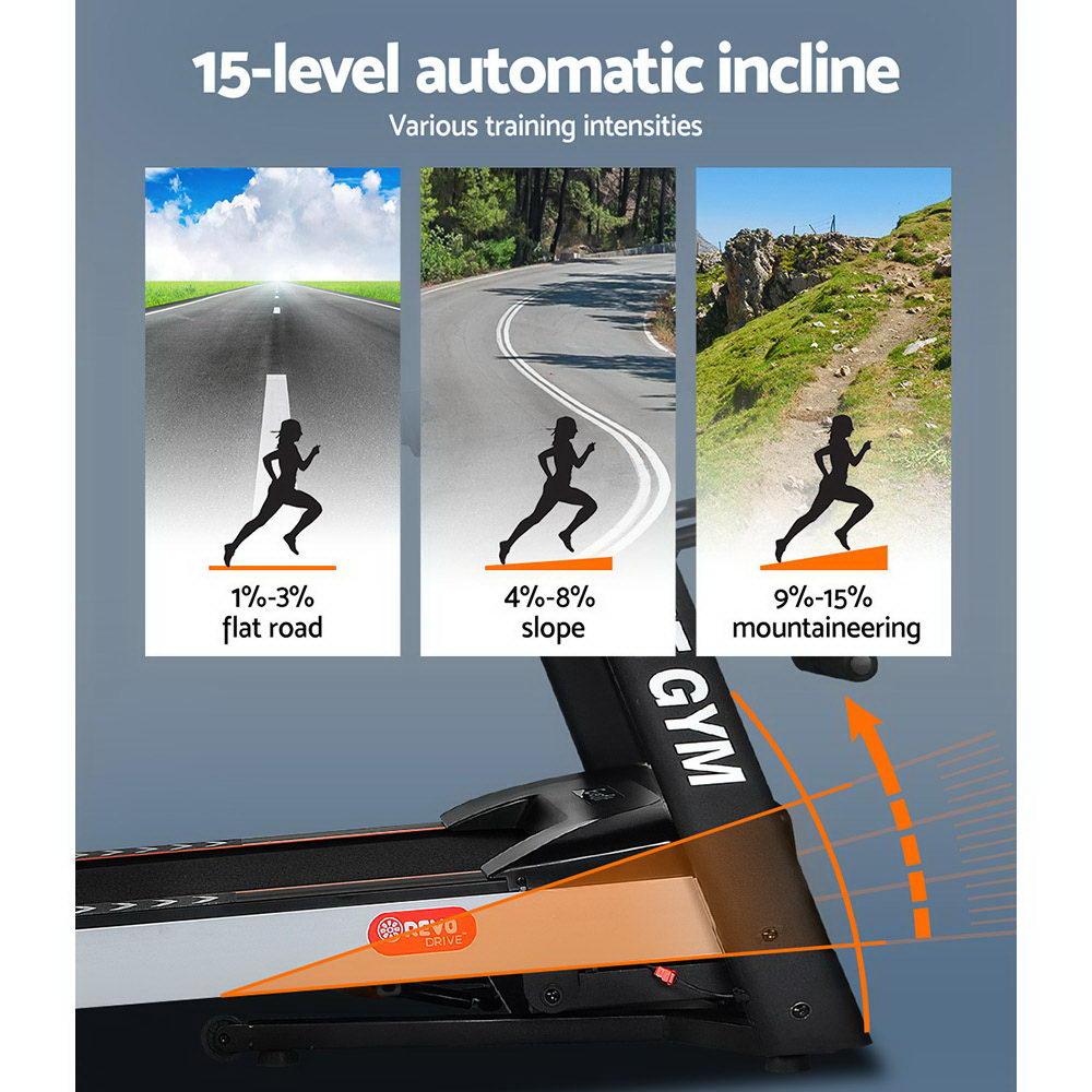 Everfit Treadmill Electric Home Gym Fitness Exercise Machine w/